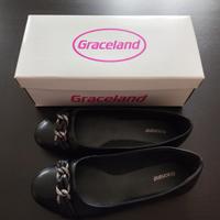 BALLERINA SCARPE  MARCA GRACELAND  DONNA  NERO 39