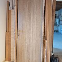 n 2 porta interne a battente L 80 x H 210 cm