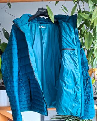 Piumino CMP uomo taglia 56/XXL – Cappuccio rimovib