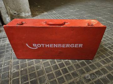 Carotatrice Rothenberger completa di aspiratore