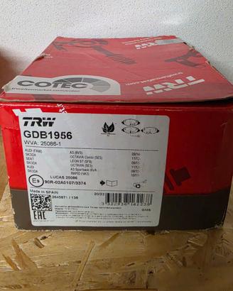 Pastiglie Freno TRW GDB1956 Audi/Seat/Skoda
