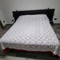 coperta in cotone ad uncinetto 