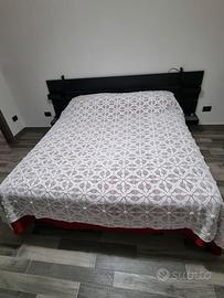 coperta in cotone ad uncinetto 