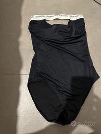 Top costume calvin klein tg Xs nero
