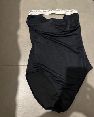 Top costume calvin klein tg Xs nero