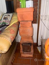 Stufa in terracotta
