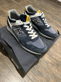 Hogan H321 H Flock uomo blu e bianche –  7.5