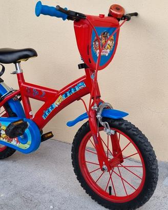 Bicicletta raggio 14' Paw Patrol