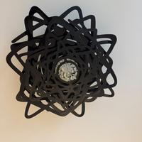 SLAMP aurora  nero cristalflex plafoniera