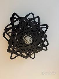 SLAMP aurora  nero cristalflex plafoniera