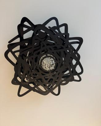 SLAMP aurora  nero cristalflex plafoniera