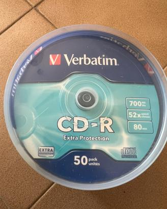 CD-R Verbatim Extra Protection – 50 pezzi