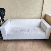 2 divani tre posti ikea bianchi 