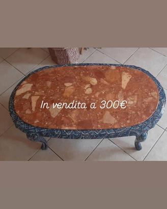 tavolino con marmo