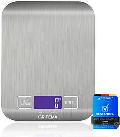 GRIFEMA GA2002 Bilancia da Cucina Digitale 5kg LCD
