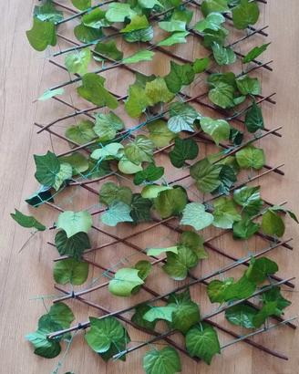Artificiali Extensibile Legno Foglie 120x60 cm
