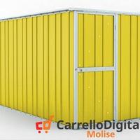 deposito attrezzi giardino 175x307cm 5,4mq giallo