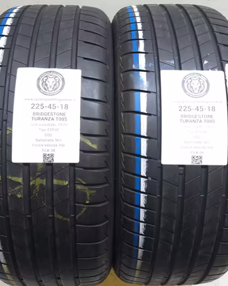 2 GOMME 225 45 18 BRIDGESTONE A75093