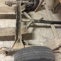 Asse auto con ruote