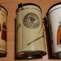 Contenitori in latta per caffè decorativi anni 50