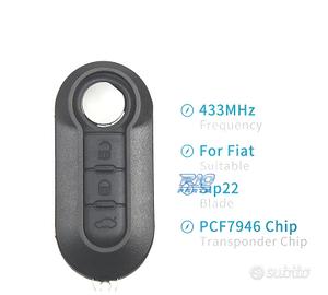 CHIAVE COMPLETA FIAT 500 PANDA PUNTO BRAVO GRANDE 