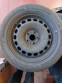 n.4   205 55 16 91H MICHELIN WINTER + CERCHI FERRO