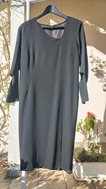 Vestito nero longuette