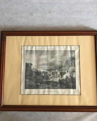 Quadro Stampa "Ruines du th De Taormina " n°10