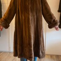 Visone lungo vintage demi buff