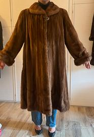 Visone lungo vintage demi buff