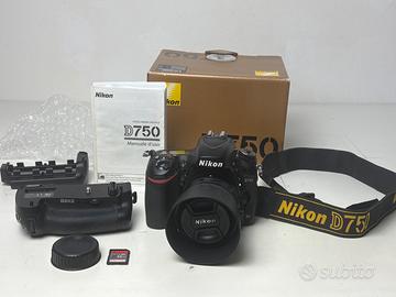 Nikon D750 con Battery Grip