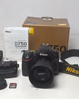 Nikon D750 con Battery Grip