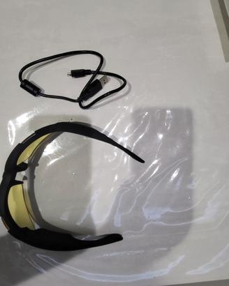 occhiali da running con camera 