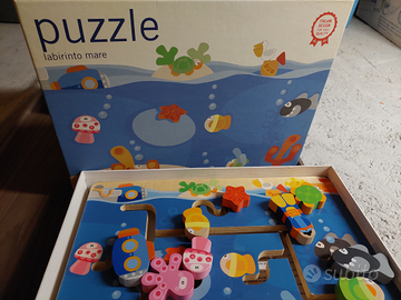 Puzzle Sevi labirinto mare