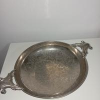 centro tavola vintage argentato inalterabile