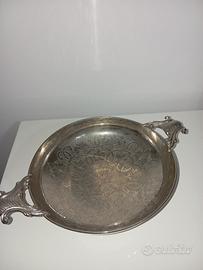 centro tavola vintage argentato inalterabile