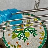 MENSOLA INOX-portasciugamani-IKEA”BROGRUND”c/nuovo