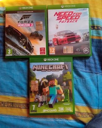 XBOX ONE GAMES VIDEOGAMES GIOCHI 