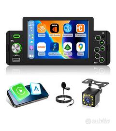 Autoradio 1 din 5 pollici - Carplay android auto