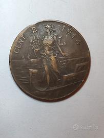 2 centesimi 1914 Prora - Vittorio Emanuele III - R