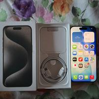 Apple iphone 15 pro 256 Titanio