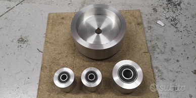 Kit pulegge alluminio per levigatrice a nastro