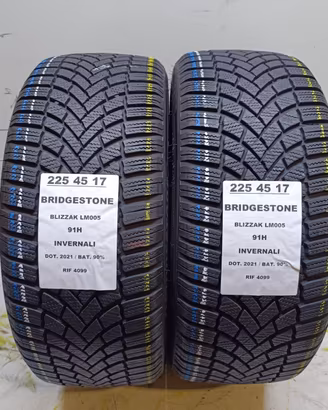 2 GOMME 225 45 17 BRIDGESTONE INV RIF4099
