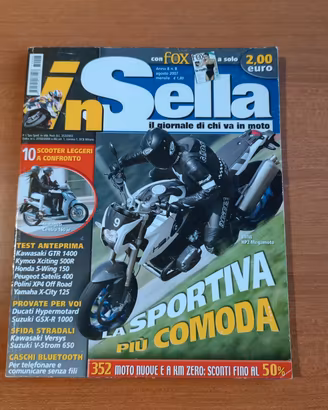 bmw hp2 megamoto rivista in sella 2007 ducati hype