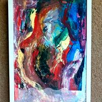 Acquerello antico nello spirito dell'espressionism