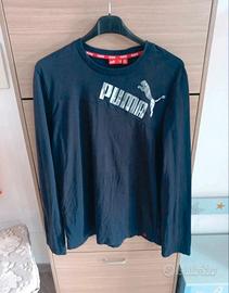 Puma T-shirt maniche lunghe Uomo Taglia XL Cotone 
