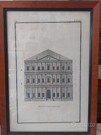 Incisione Palladio - Fabbriche 1872