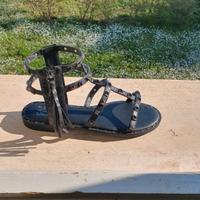 sandalo schiava nero donna n.38