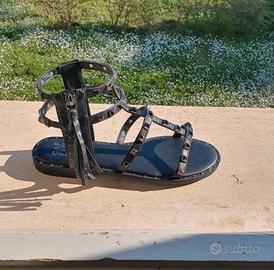 sandalo schiava nero donna n.38