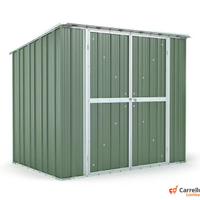 Casetta in lamiera box Acciaio 231x175 cm verde